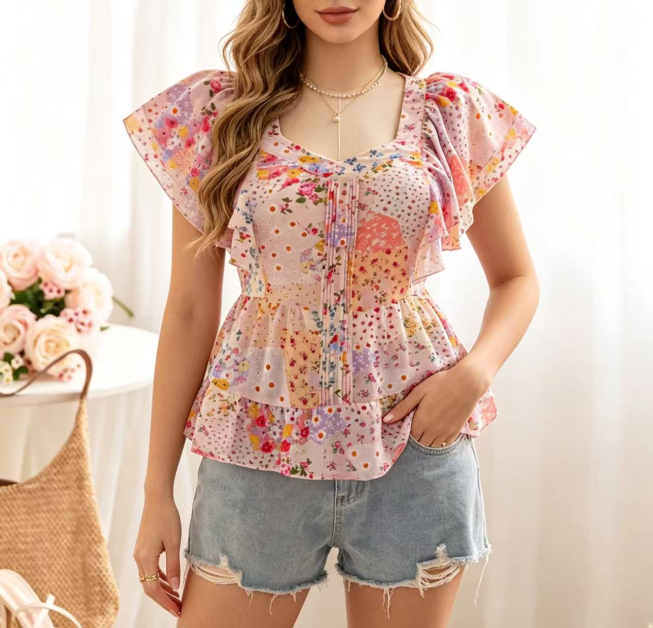 Summer Clothing For Girls - Blusa de Mujer Tallas Grandes con