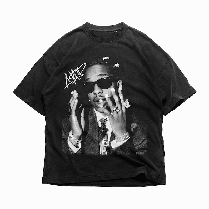 Summer Goth Clothing - ASAP ROCKY Camiseta de manga corta