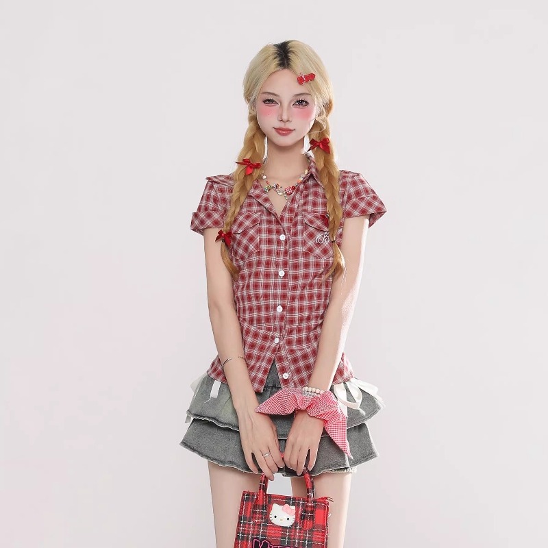 Camisa a cuadros gótica vintag - Summer Goth Clothing reseña y precio