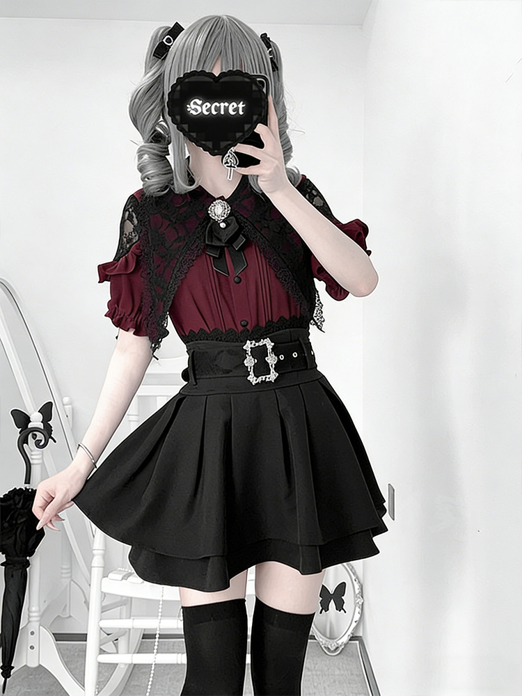Conjunto de dos piezas de cami - Summer Goth Clothing reseña y precio