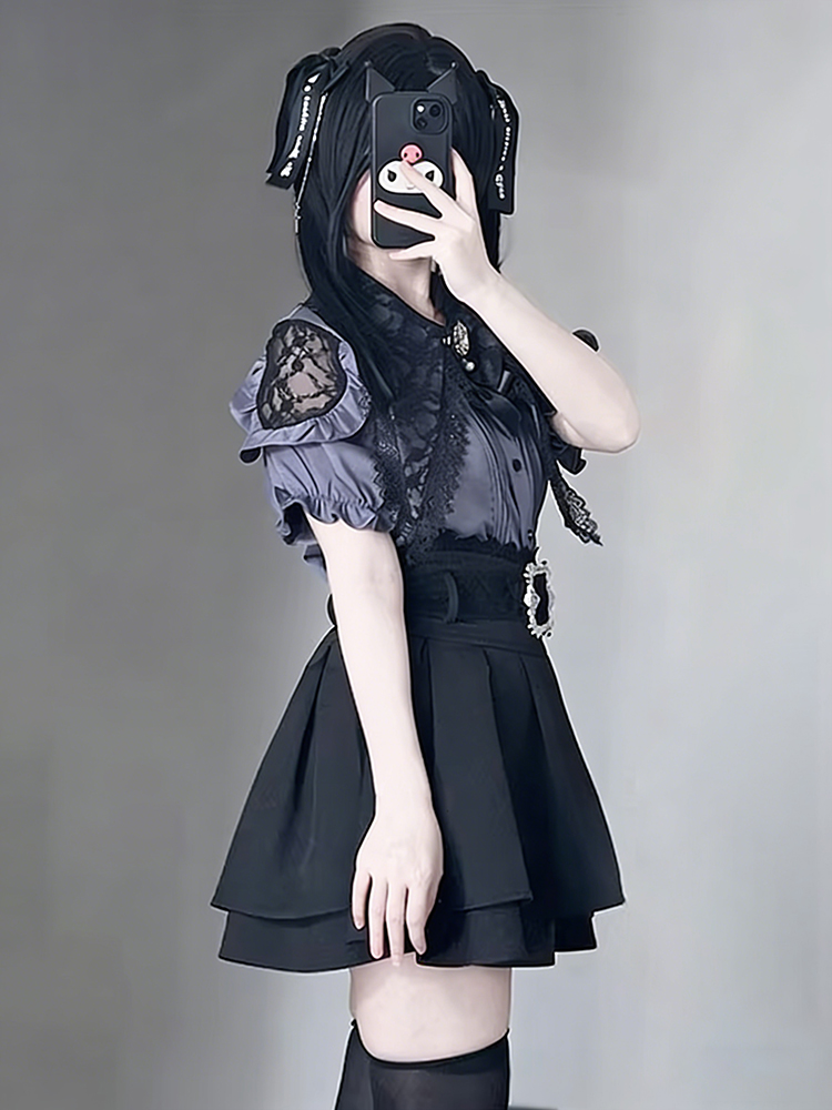Conjunto de dos piezas de cami - Summer Goth Clothing reseña y precio