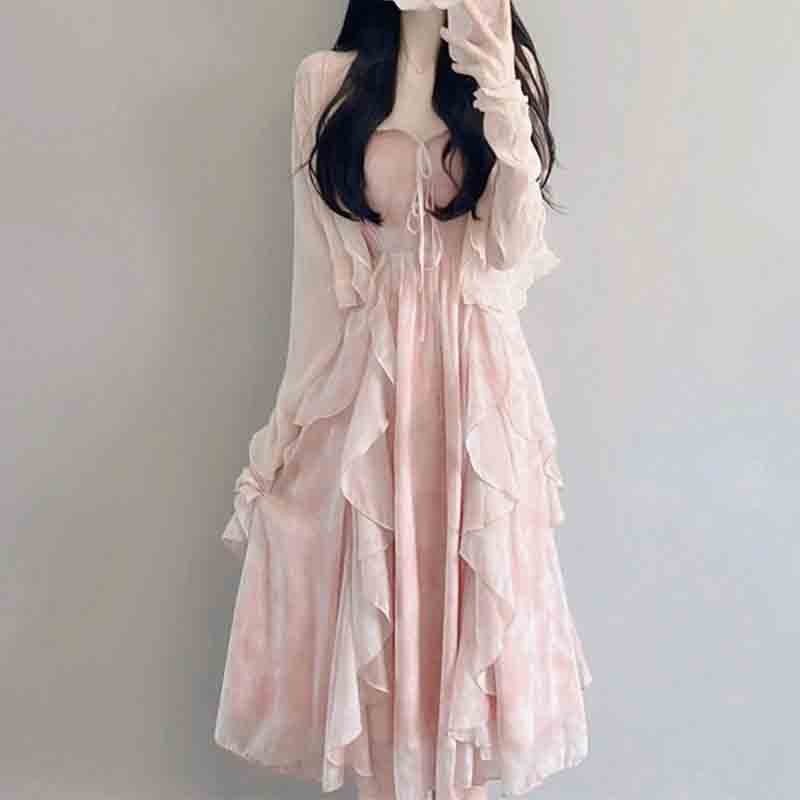 Conjunto de Vestido con tirant - Summer Clothing For Girls reseña y precio