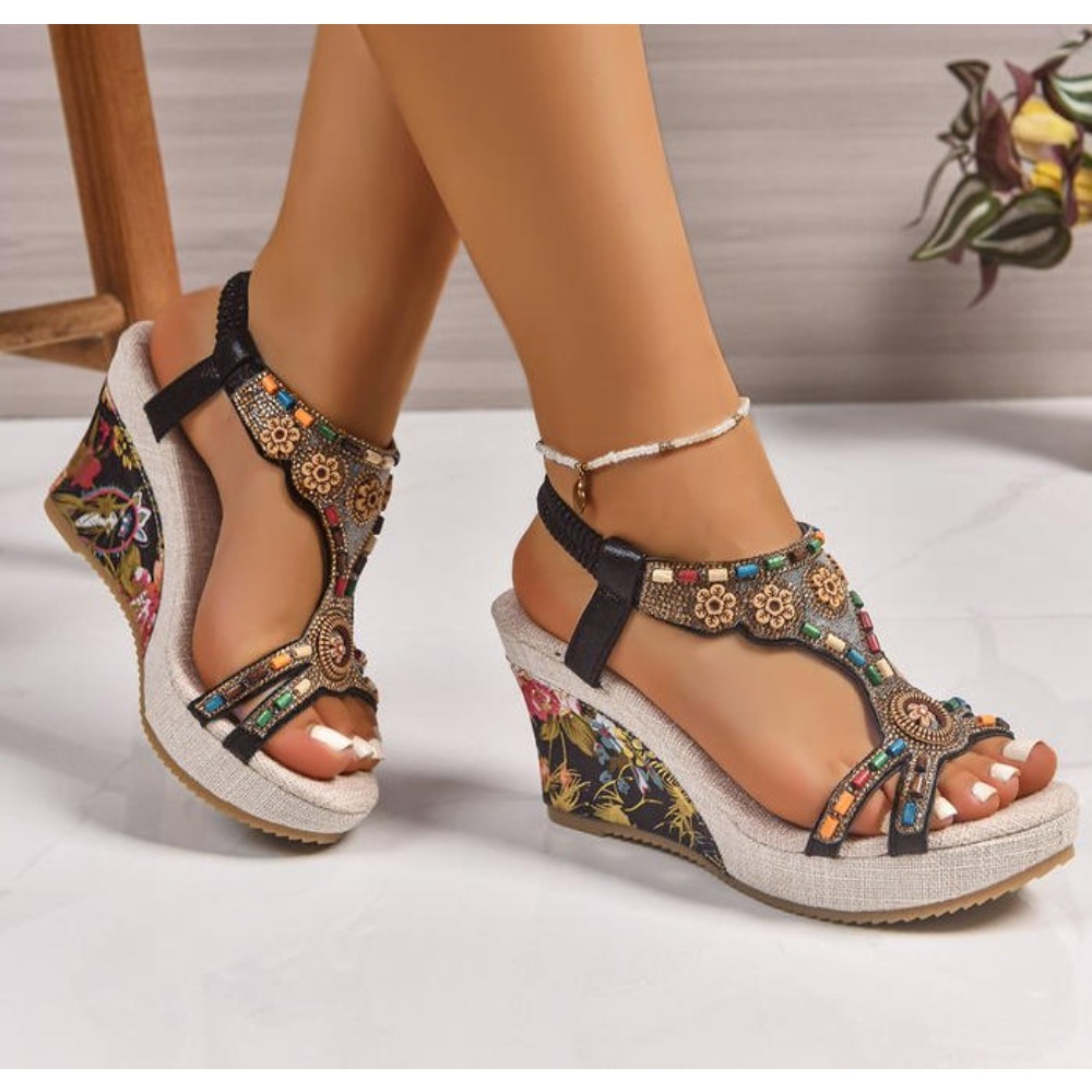 Sandalias de Plataforma con Cu - Summer Clothing Sale Women reseña y precio