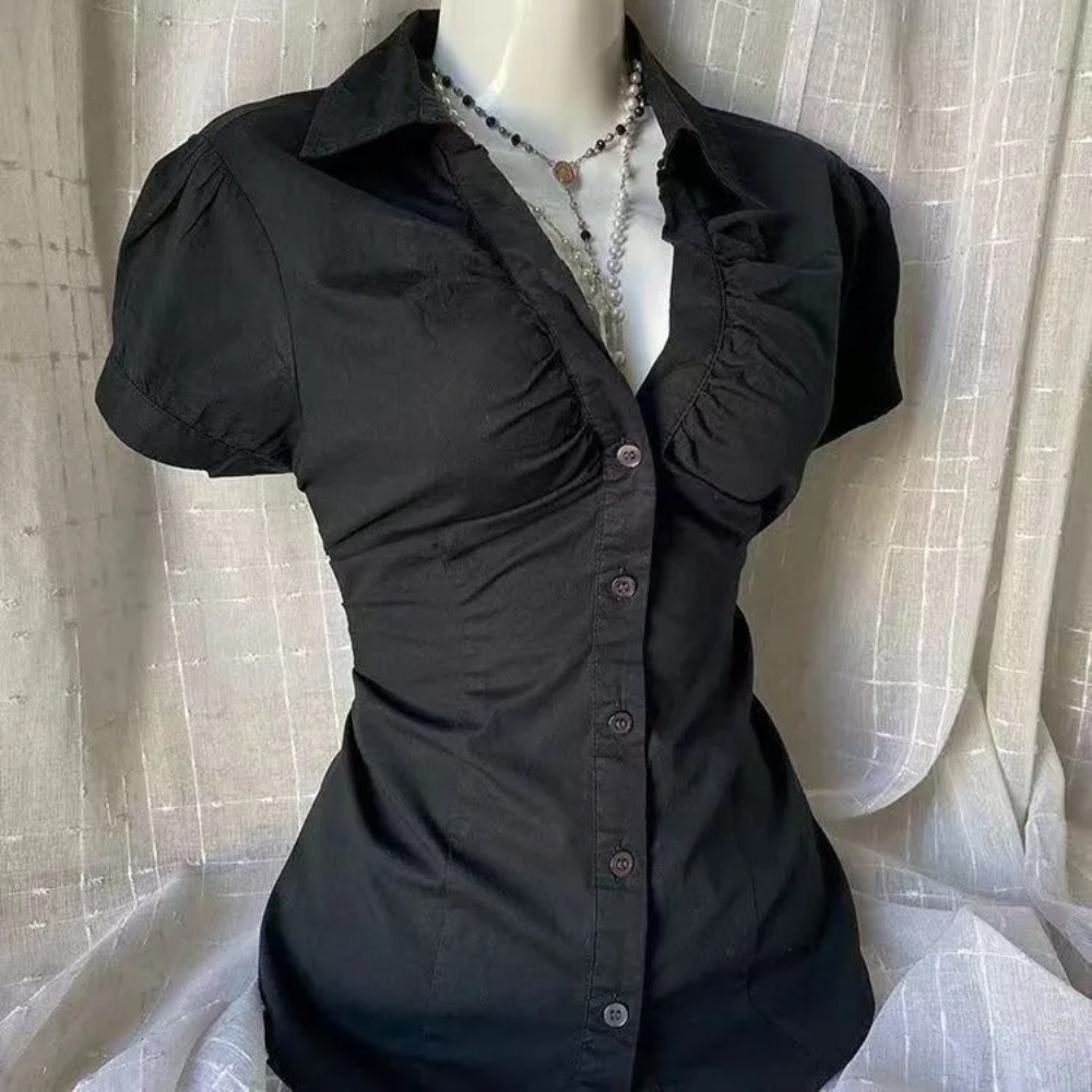 Blusa Grunge Y2K para Mujer, E - Summer Goth Clothing reseña y precio