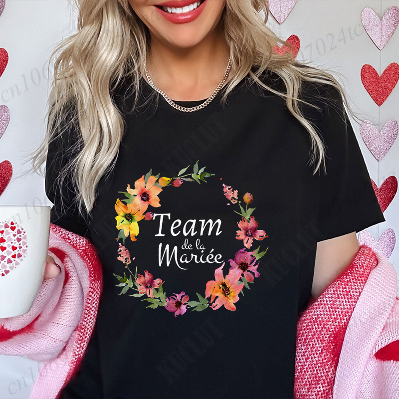 Camisetas de boda para novias, - Summer Clothing In French reseña y precio