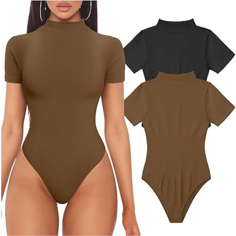 Body de manga corta con cuello - Summer Clothing Bundle reseña y precio